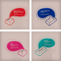 Poszewka na Poduszkę z Klawiszem Komputerowym